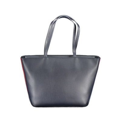 Tommy Hilfiger Blaue Polyester-Handtasche
