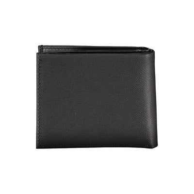 Calvin Klein Elegantes Portemonnaie aus schwarzem Leder mit RFID-Block