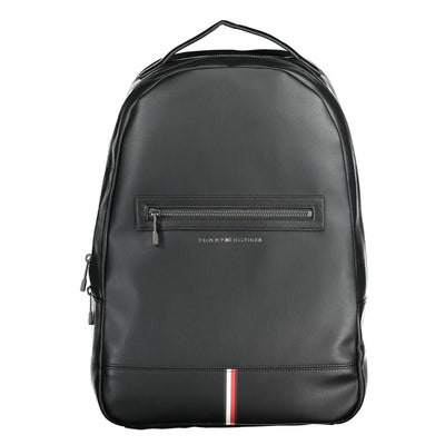Tommy Hilfiger Schwarzer Polyethylen-Rucksack für Männer