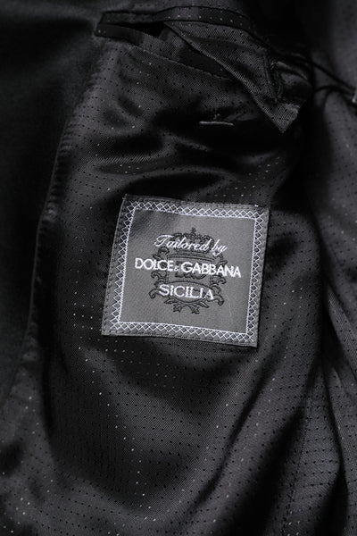 Dolce & Gabbana Lila SICILIA Mantel mit Paillettenverzierung Jacke