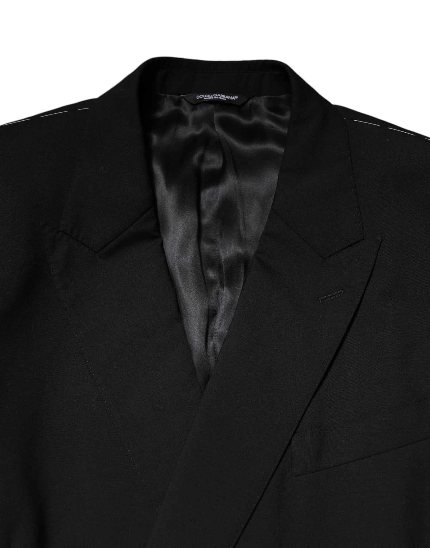 Dolce & Gabbana MARTINI Zweireihige Anzugjacke, schwarz