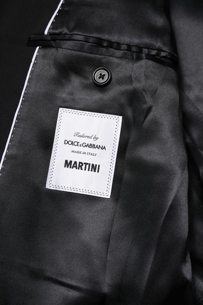 Dolce & Gabbana MARTINI Zweireihige Anzugjacke, schwarz