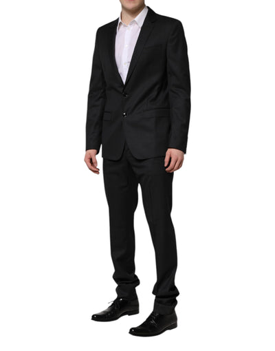 Dolce & Gabbana Dunkelgrauer MARTINI 2-tlg. einreihiger Anzug