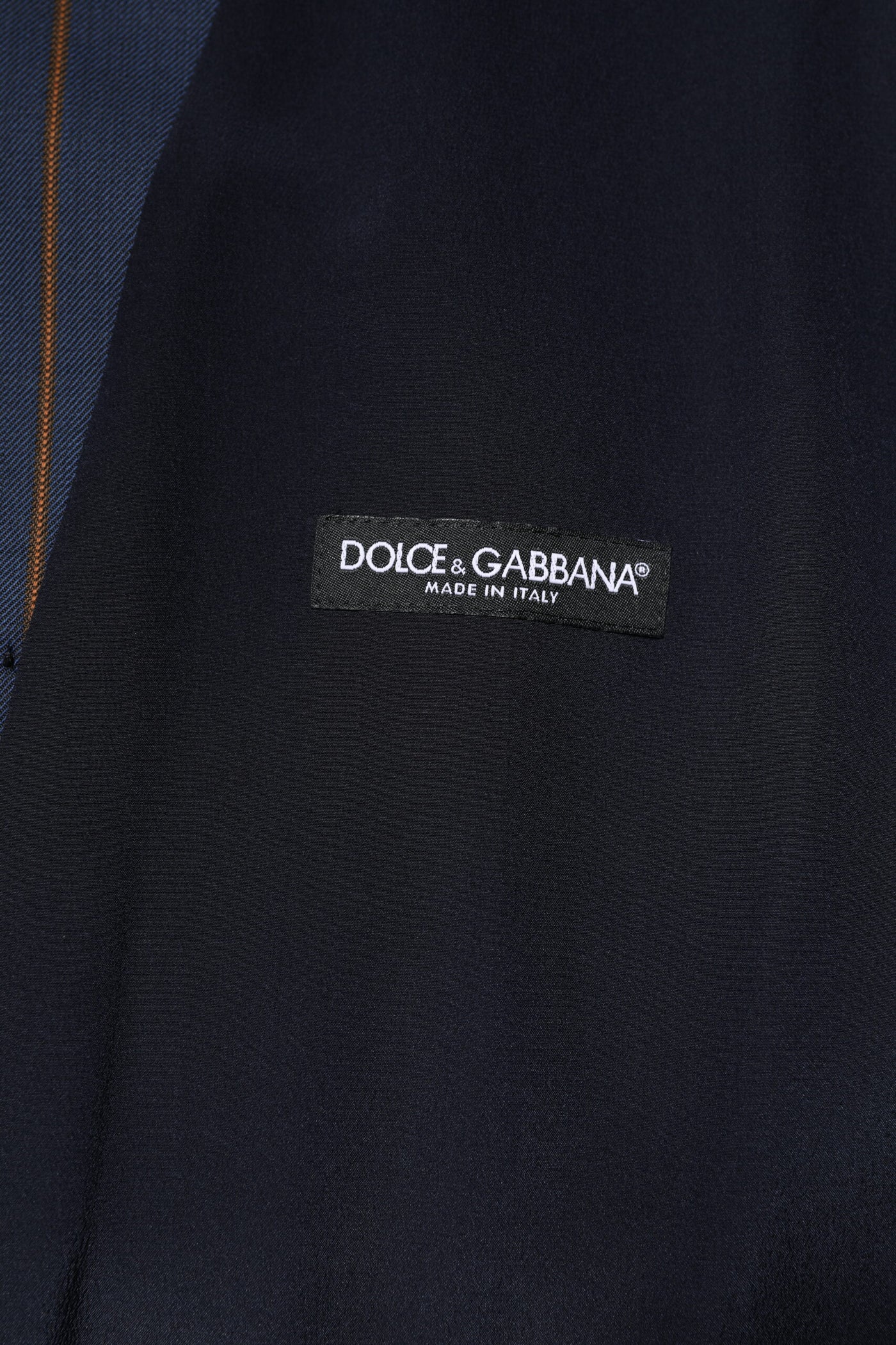 Dolce & Gabbana Blaue Streifen Wolle Formal Herren Weste Weste