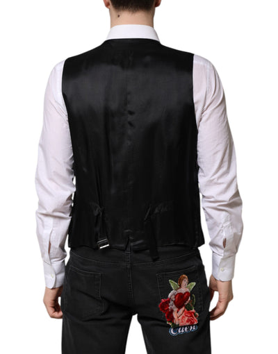 Dolce & Gabbana Lila Paillettenkleid Formelle Weste Weste