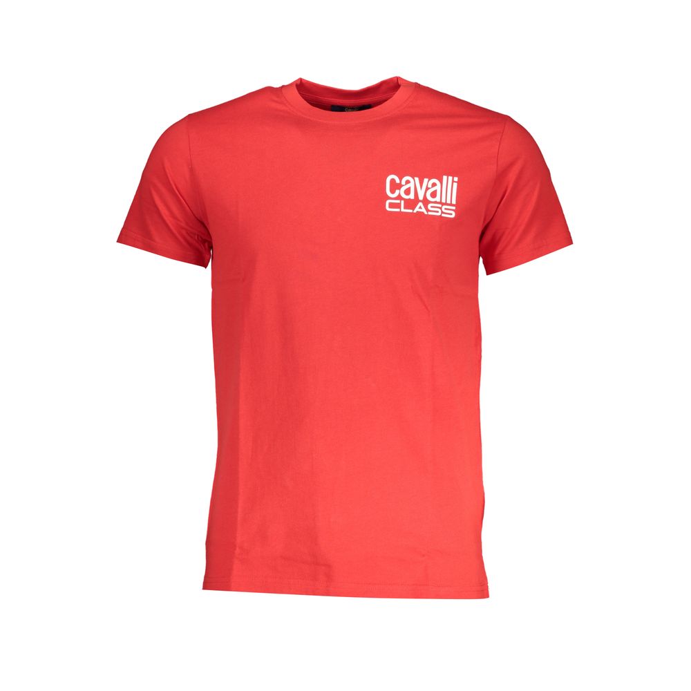 Cavalli Class T-Shirt aus roter Baumwolle