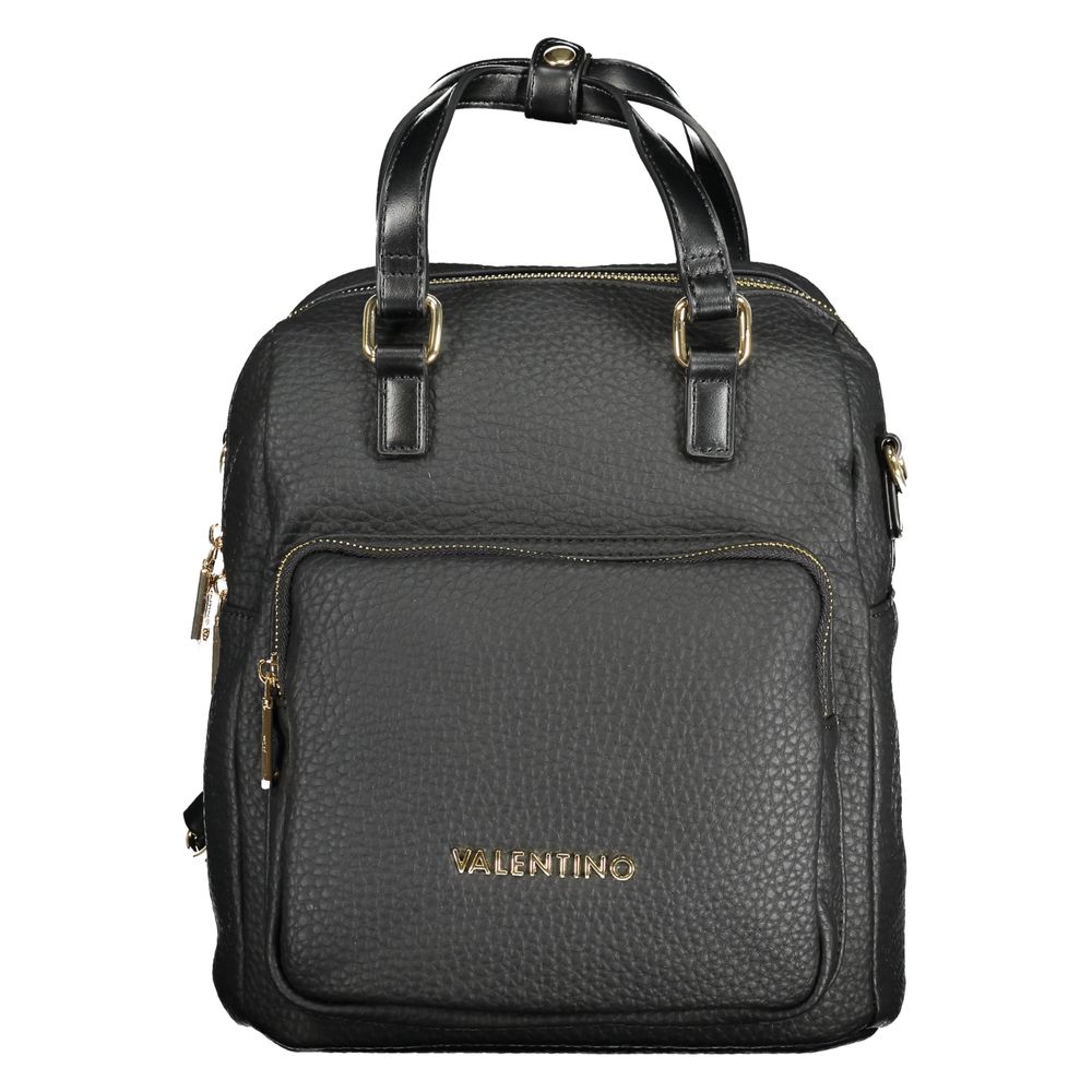 Mario Valentino Schwarzer Polyethylen-Rucksack für Frauen