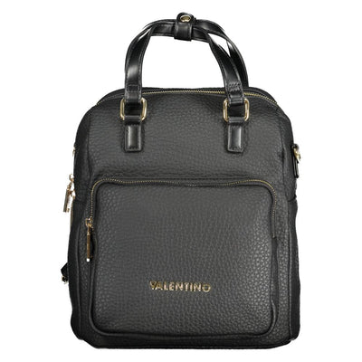 Mario Valentino Schwarzer Polyethylen-Rucksack für Frauen