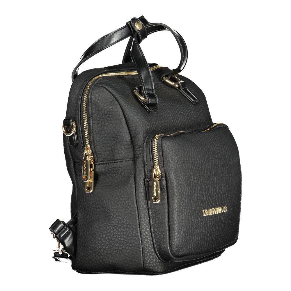 Mario Valentino Schwarzer Polyethylen-Rucksack für Frauen