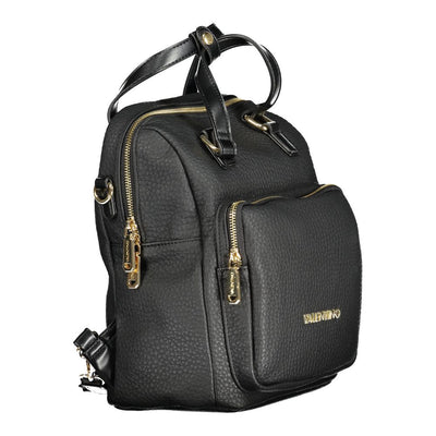 Mario Valentino Schwarzer Polyethylen-Rucksack für Frauen