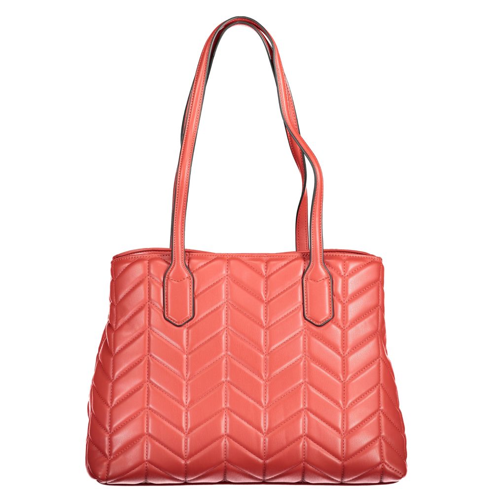 Mario Valentino Rote Polyethylen Frauen Handtasche