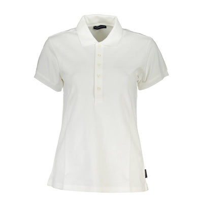 North Sails Weißes Baumwoll-Poloshirt für Frauen