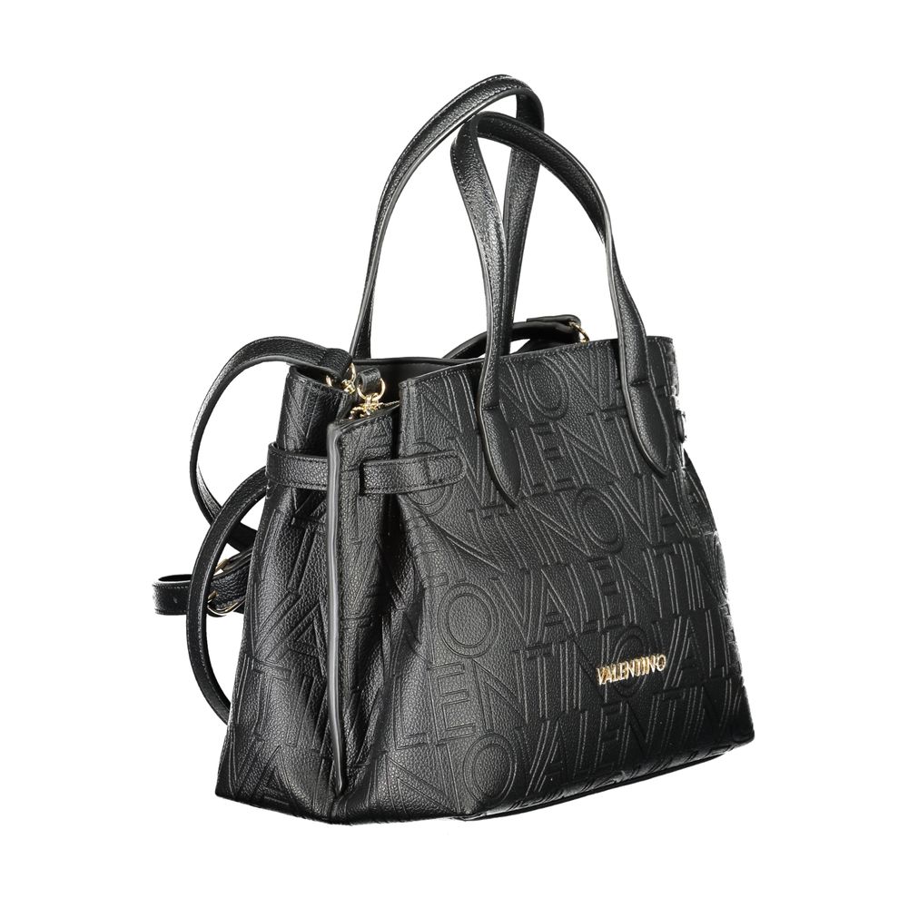 Mario Valentino Schwarze Polyethylen-Handtasche