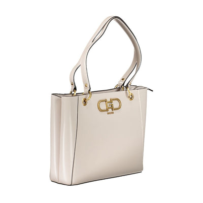 Guess Jeans Braun Polyethylen Frauen Handtasche