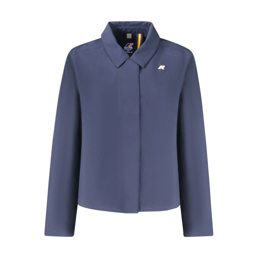 K-WAY Blaue Polyester Damen Jacke