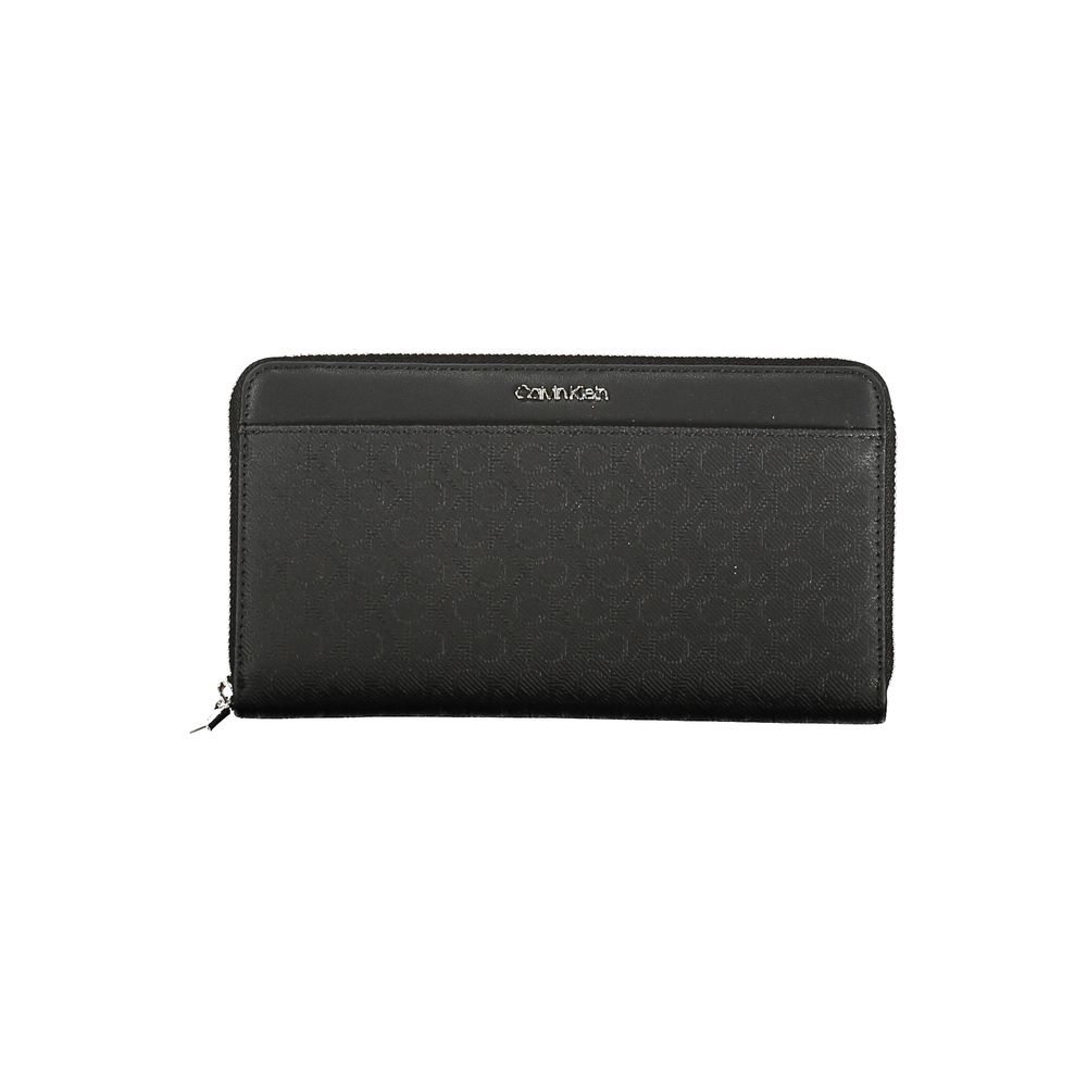 Calvin Klein Schwarzes Polyester Portemonnaie für Frauen