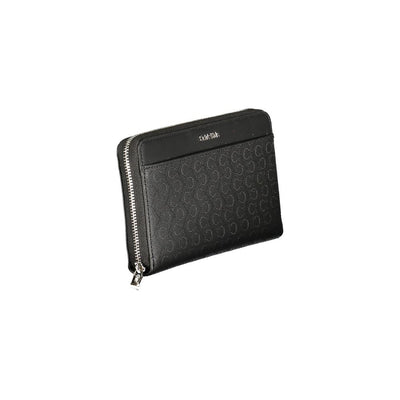 Calvin Klein Schwarzes Polyester Portemonnaie für Frauen