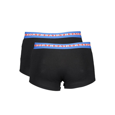 North Sails Schwarz Baumwolle Männer Boxer Paar