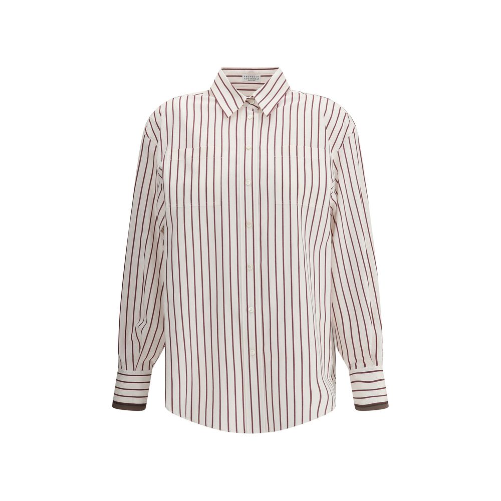 Brunello Cucinelli Gestreiftes Hemd