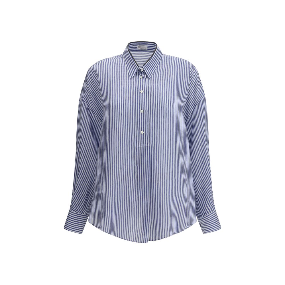 Brunello Cucinelli Gestreiftes Hemd