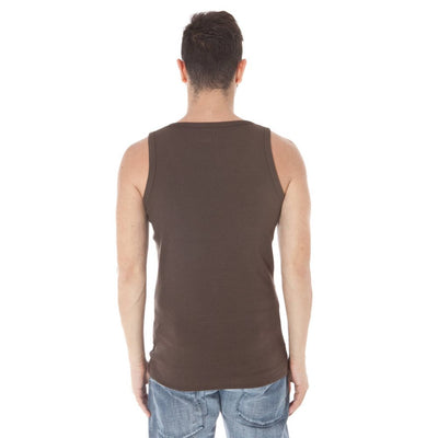 Zuelements T-Shirt aus brauner Baumwolle