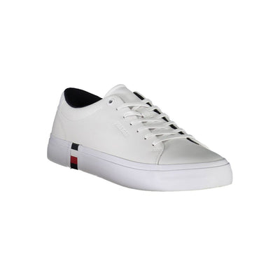 Tommy Hilfiger Weißes Leder Herren Sneaker
