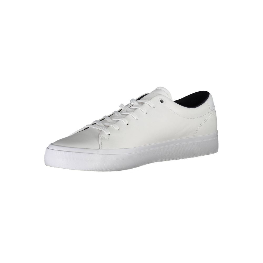 Tommy Hilfiger Weißes Leder Herren Sneaker