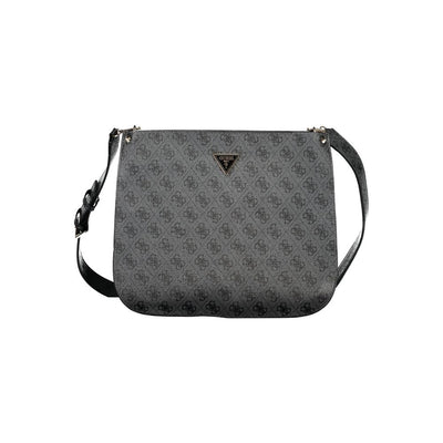 Guess Jeans Schwarze Polyethylen-Handtasche