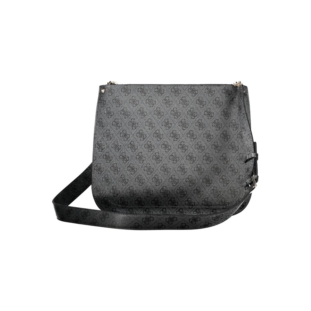 Guess Jeans Schwarze Polyethylen-Handtasche