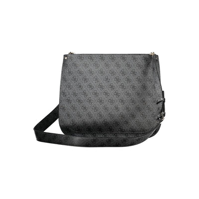 Guess Jeans Schwarze Polyethylen-Handtasche