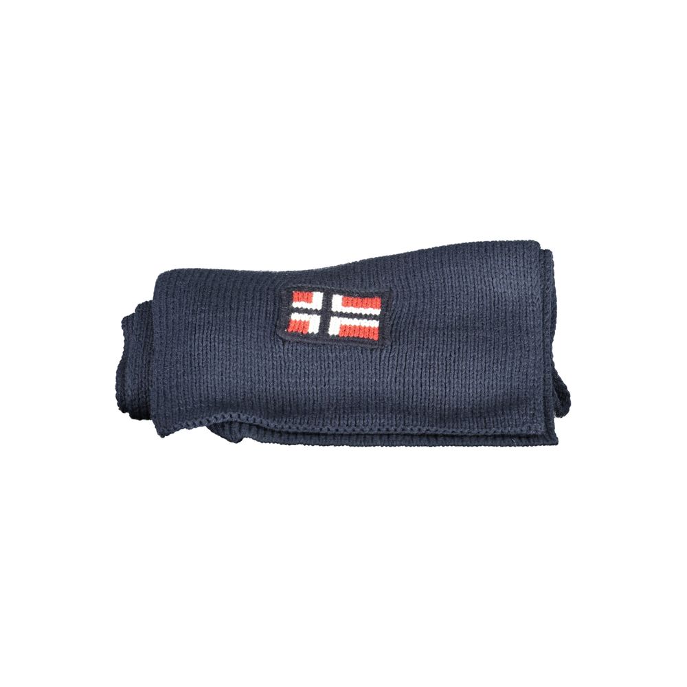 Norway 1963 Blauer Marabu-Schal für Männer