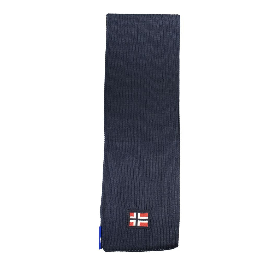Norway 1963 Blauer Marabu-Schal für Männer
