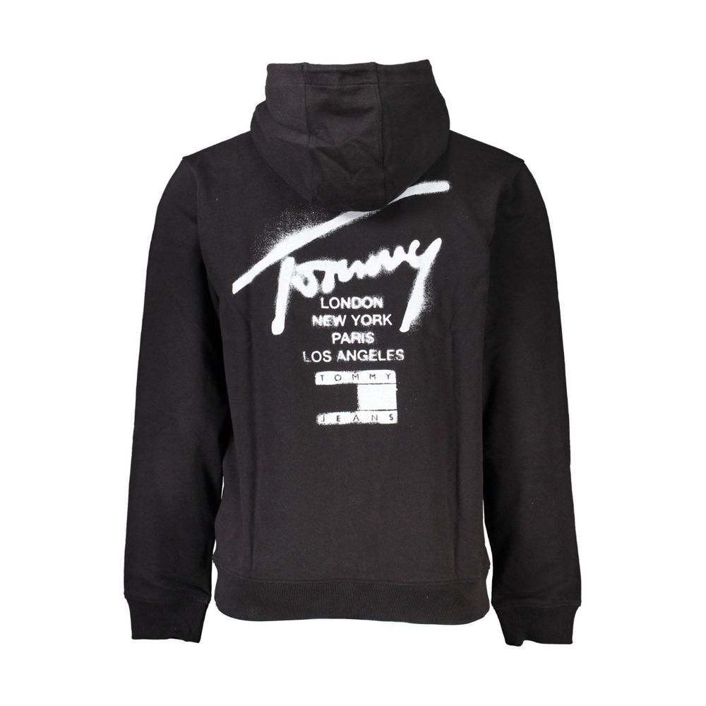 Tommy Hilfiger Schwarzer Baumwollpullover für Männer