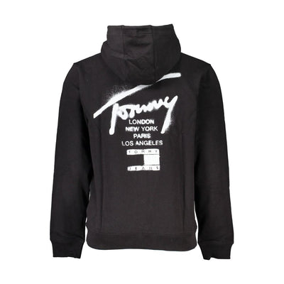 Tommy Hilfiger Schwarzer Baumwollpullover für Männer