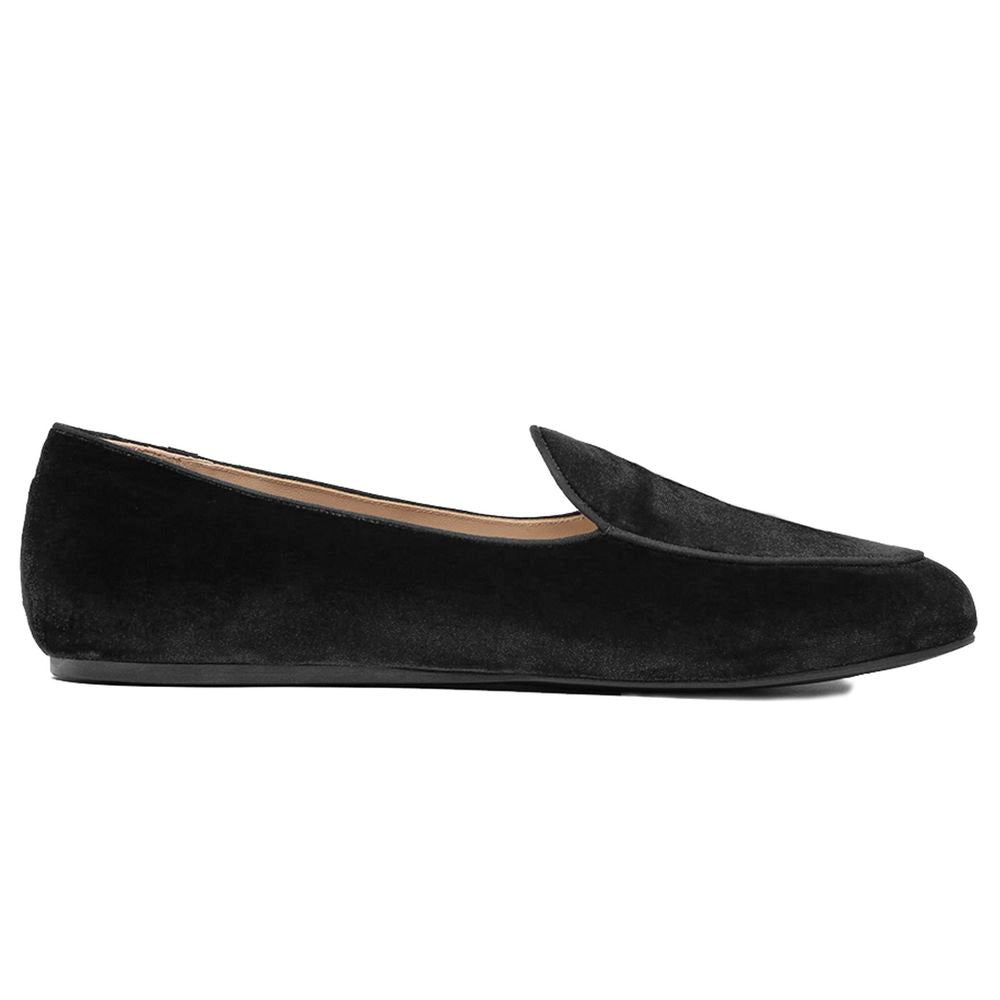 Charles Philip Schwarzer Samt Loafer