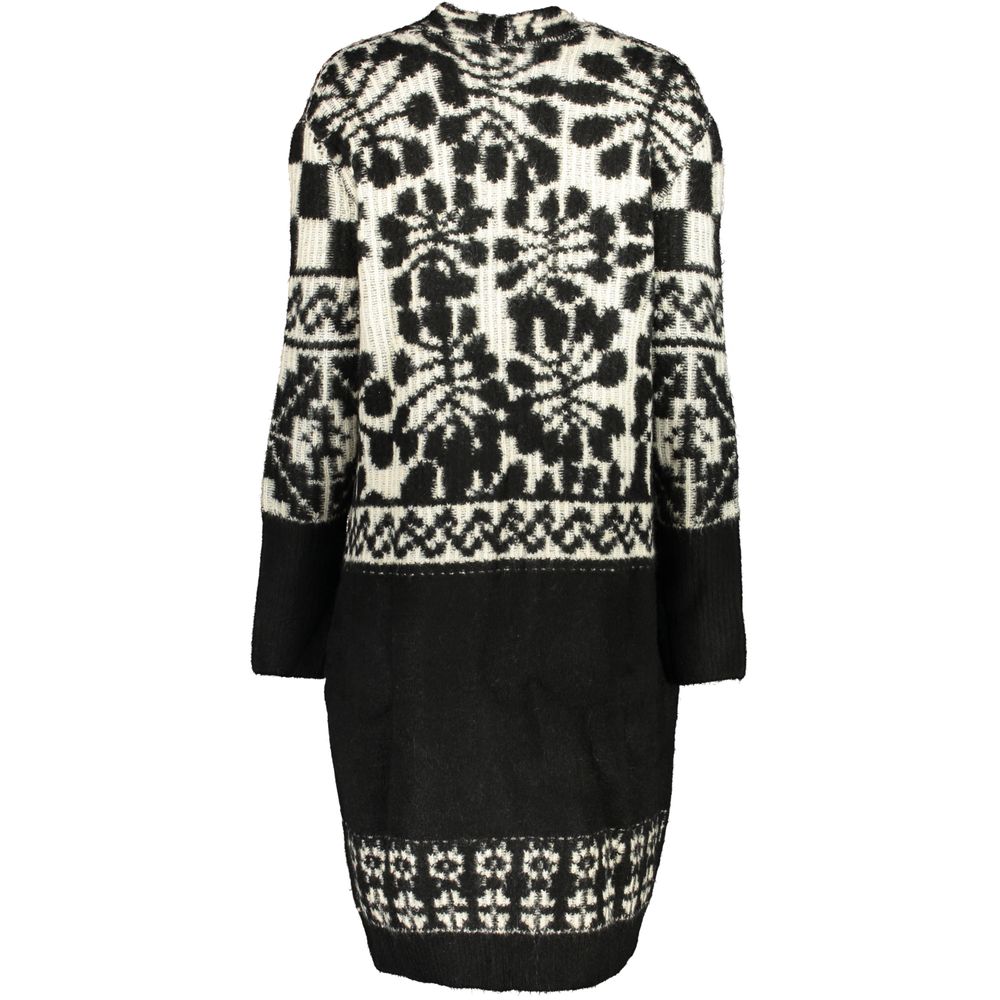 Desigual Schicker langärmeliger Mantel mit kontrastierenden Details