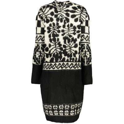Desigual Schicker langärmeliger Mantel mit kontrastierenden Details
