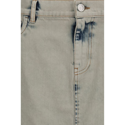 Coperni Asymmetrischer Denim-Minirock
