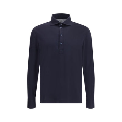 Brunello Cucinelli Seidenjersey mit langen Ärmeln