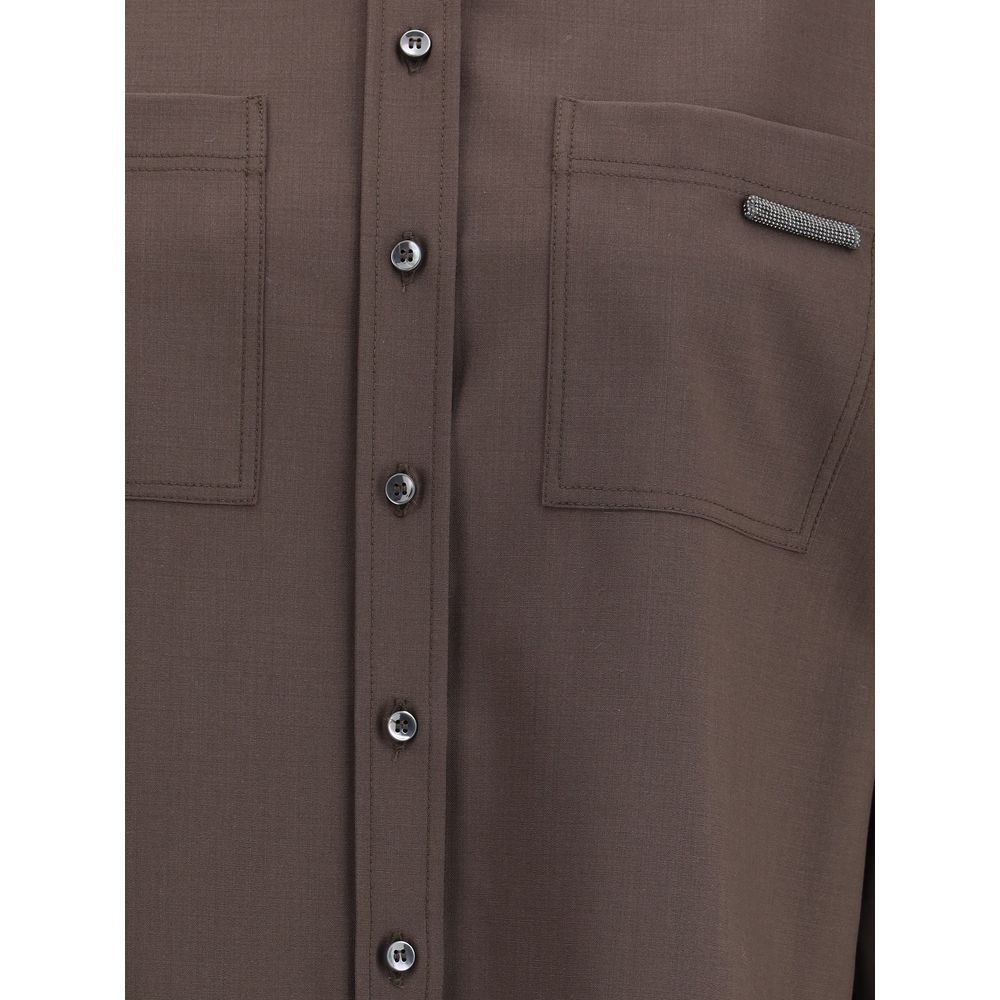 Brunello Cucinelli Wollhemd