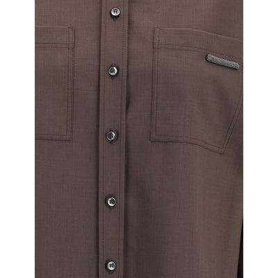 Brunello Cucinelli Wollhemd