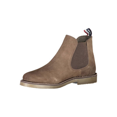 U.S. POLO ASSN. Brauner Leder Herrenstiefel