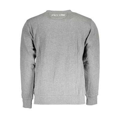 La Martina Grauer Baumwollpullover für Männer