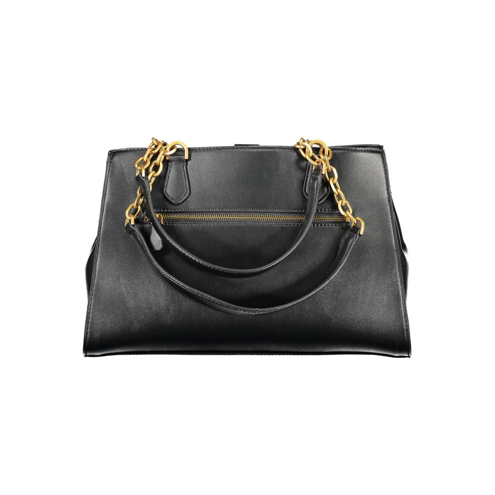 Guess Jeans Schwarz Polyethylen Frauen Handtasche