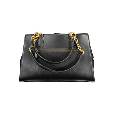 Guess Jeans Schwarz Polyethylen Frauen Handtasche