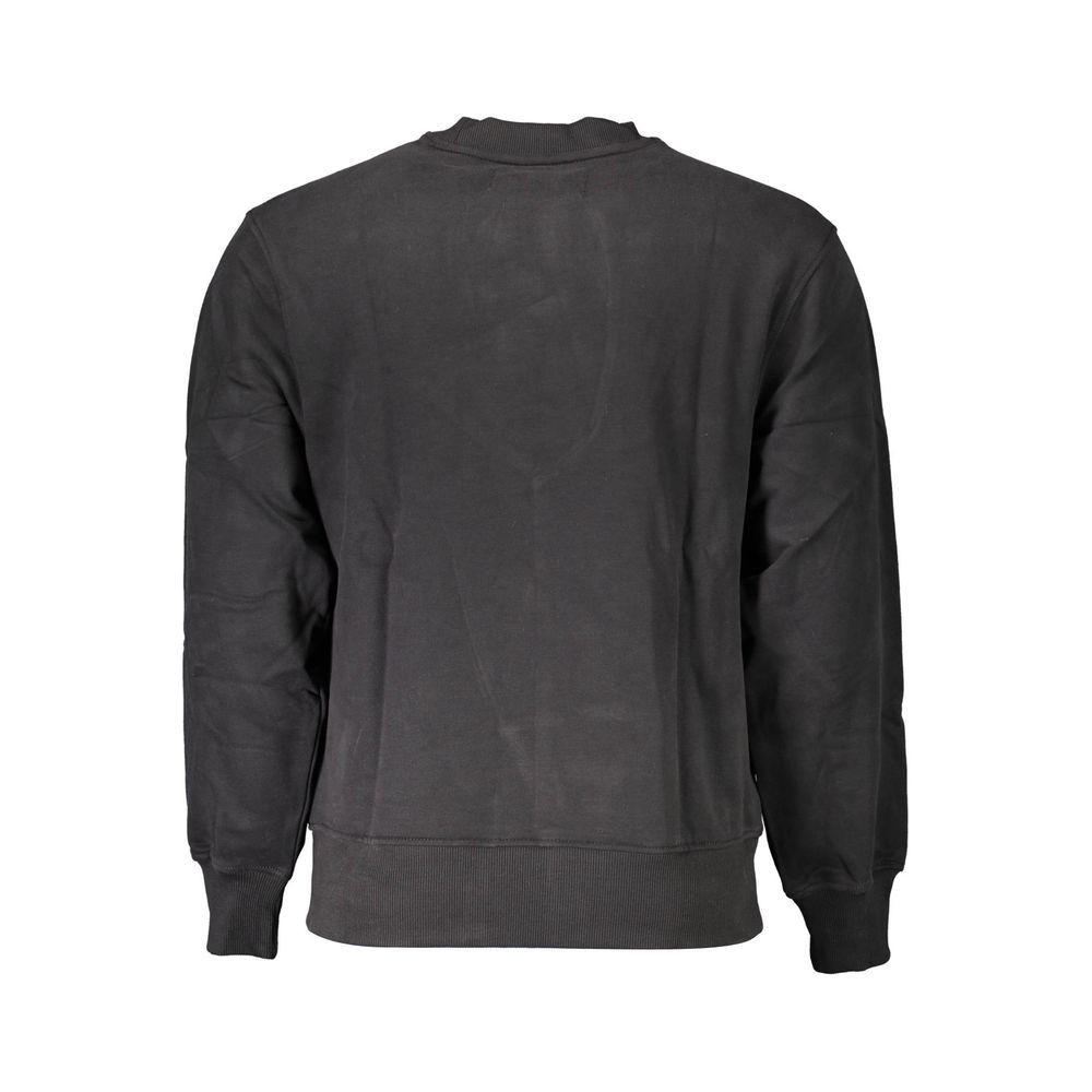 Calvin Klein Schwarzer Baumwollpullover für Männer