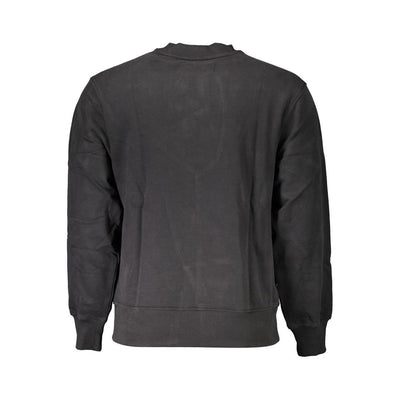 Calvin Klein Schwarzer Baumwollpullover für Männer