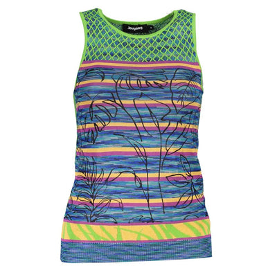 Desigual Grünes Baumwoll-Top für Frauen