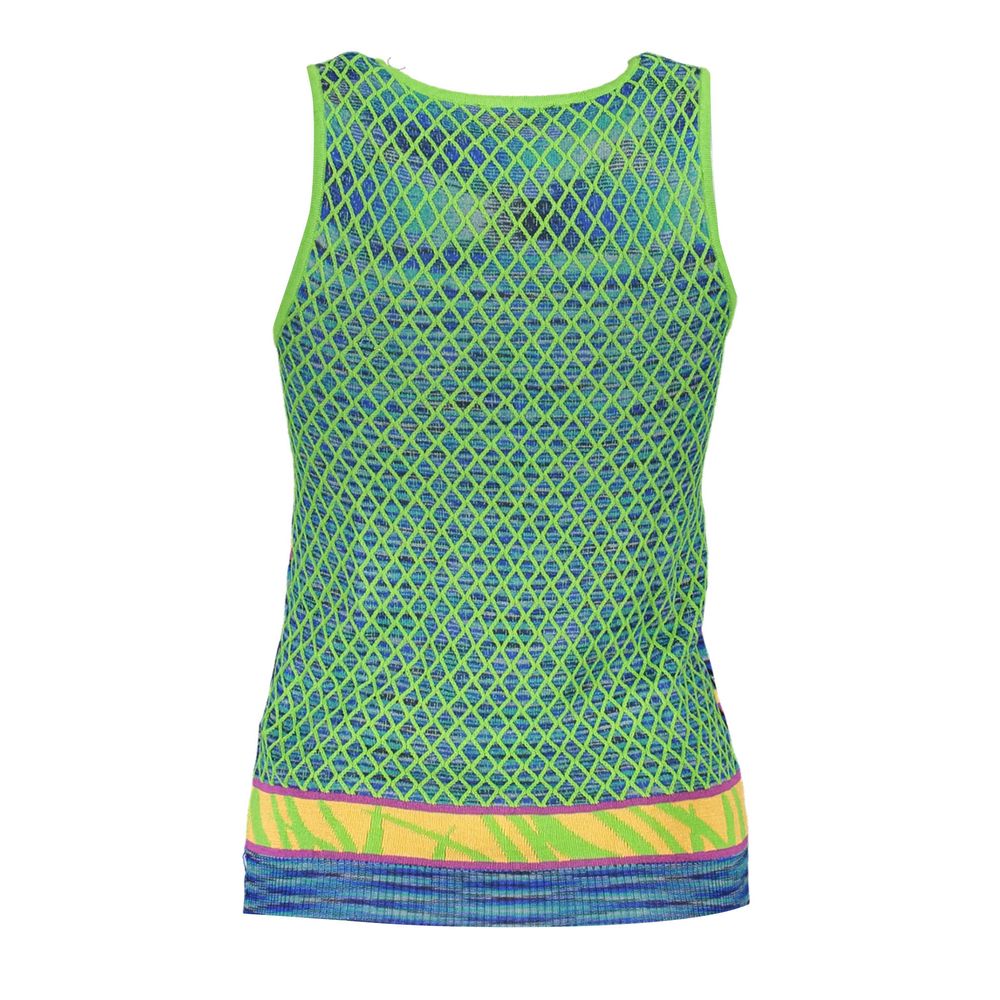 Desigual Grünes Baumwoll-Top für Frauen
