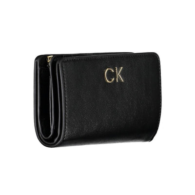Calvin Klein Schwarzes Polyethylen Portemonnaie für Frauen
